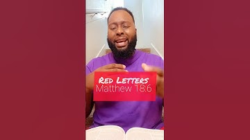 Thumbnail of Matthew 18:6 #RedLettersOfMessiah