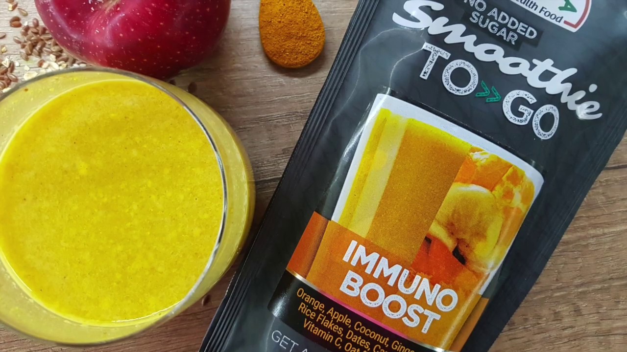 Vitalia healthy food Smoothie TO GO Immuno Boost (vegan, natural ingredients) YouTube
