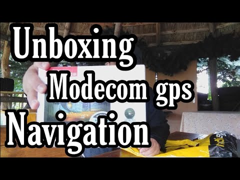 Unboxing Modecom gps