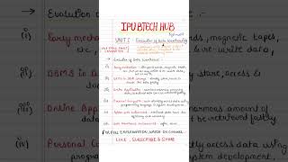 1 Minute Viva Answer: Evolution of Data Warehousing | BTech IT #itengineering #ipubtech #btechit