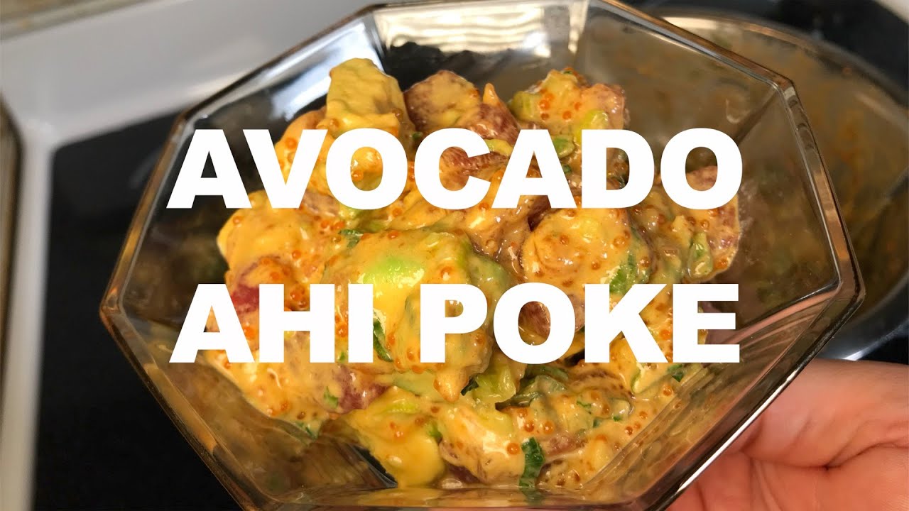 Avocado Ahi Poke | Yellowfin | How To | Dive And Dine