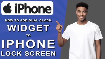 How to add dual clock widget to iphone lock screen (2024)