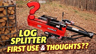 First time using Huskee 20 ton splitter. My thoughts on it.