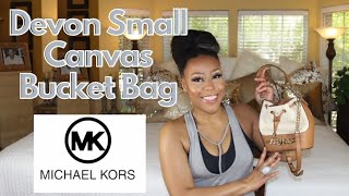 Michael Kors Devon Small Bucket Crossbody Bag - Farfetch