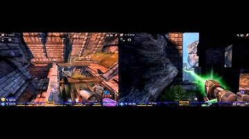 Unreal Tournament 2004 [Double view] - Alex vs. GyLala - Match 1 - DM-1on1-Albatross