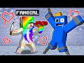 Rainbow Friends have a CRAZY FAN GIRL in Minecraft!