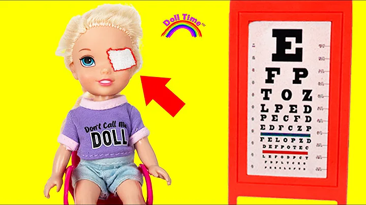 EYE DOCTOR! Elsie needs GLASSES  -learning to forgive and be kind! @Doll Time HD