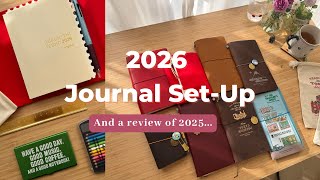 My 2026 Journal Setup: Traveler's Notebook, Paper Republic & Hobonichi | What I'm Keeping & Changing