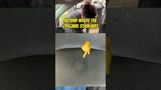 Huge upholstery problem *quick fix* #autodetailing #cardetailing #detailer #detailing #cleaning