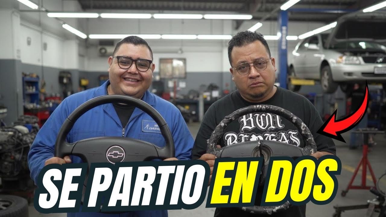 NUEVO VOLANTE PARA EL CHEVY DESPUÉS DEL ACCIDENTE 