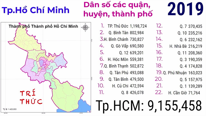 Tp hcm có bao nhiêu quận huyện năm 2024