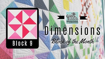 Dimensions Block of the Month - Block 9 video tutorial