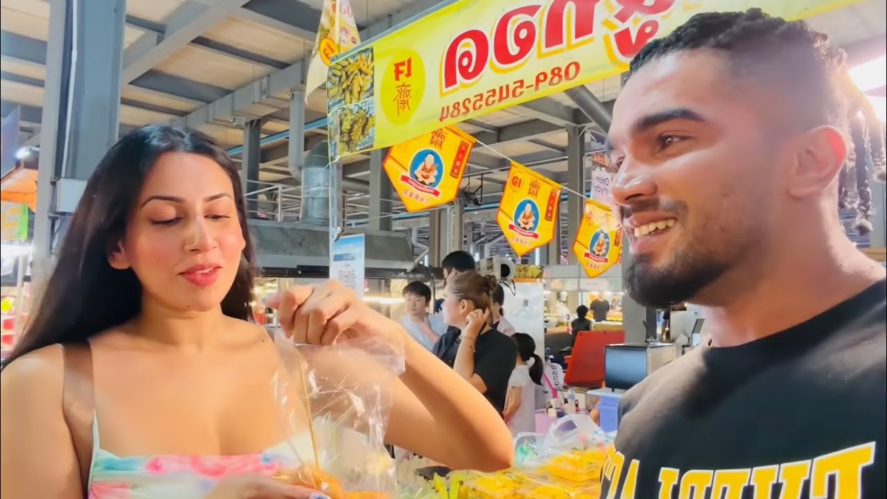🇹🇭THAILAND! Shopping,STREET FOOD+Much more!♥️🤩 Day 1 | Amanda and Dias💍🩷🍾 Thailand vlog