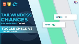 Toggle icon check & cross the background changes design in HTML & TailwindCss