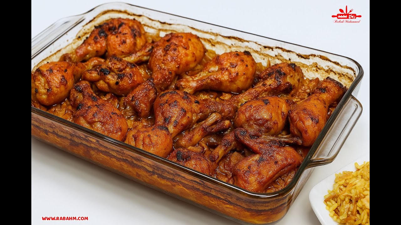 دجاج بالبصل مع برغل بشعيرية 🍗🧅 وجبة غداء سهلة وسريعة والطعم بيروّق البال 😍 مع رباح محمد