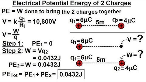 Physics - E&M: Ch 38.1 Voltage Potential Understood (10 of 24) Elec. Potential Energy of 2 Charges
