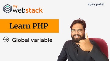 Global Variable In PHP - Web Development tutorial In Hindi By - Vijay Patel