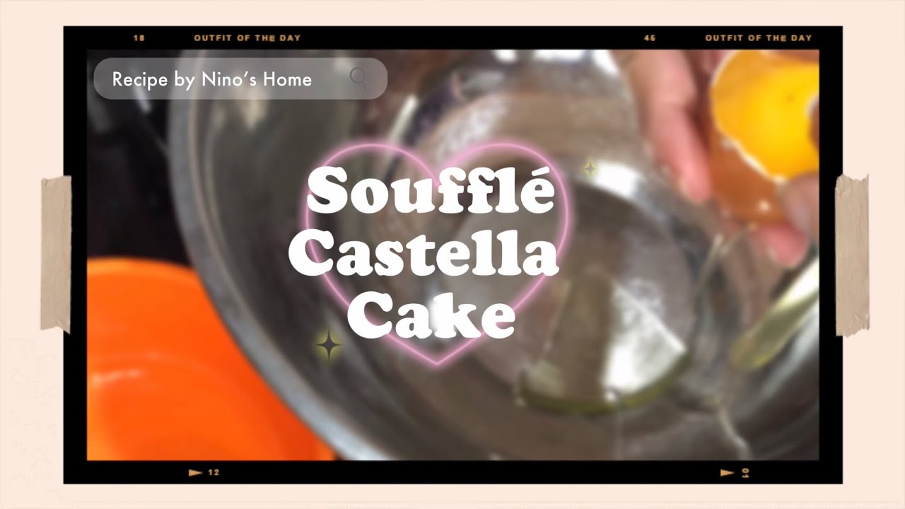 Soufflé Castella Cake Recipe by Nino's Home 🍰 YouTube