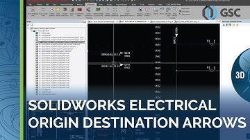 Wire Numbering  |  Origin Destination Arrows |  SOLIDWORKS Electrical