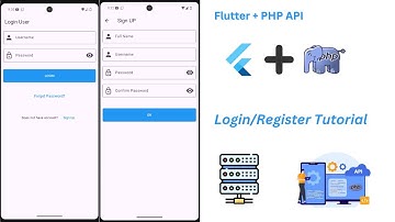 Flutter + PHP API: Login/Register Tutorial for Beginners 🔥