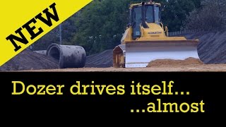 Dozer expert demonstrates new Komatsu | Interview With Peter Barrett