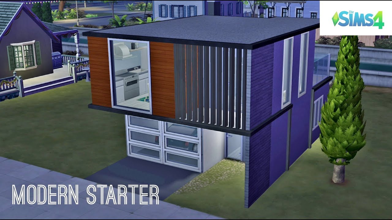 MODERN STARTER | The Sims 4 House Building | Design Cube