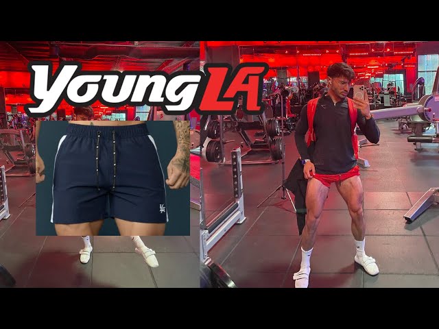 YOUNGLA 101 BODYBUILDING LIFT SHORTS + NEW GYM 