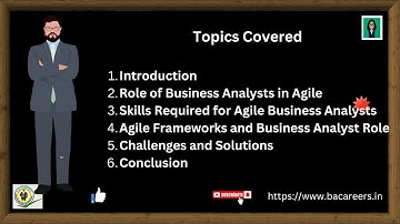 Agile Methodology for Business Analysts | ba careers | Agile Methodology for Business Analysts