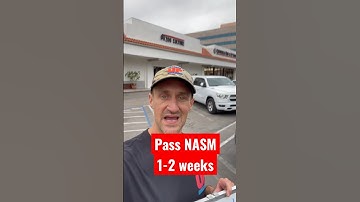 Pass NASM in 2 Weeks Show Up Fitness CPT The BEST fitness certification #personaltraining #nasm