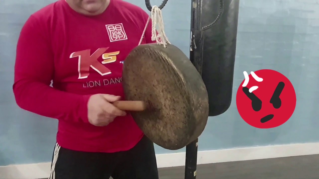 #hoksan #liondance #drum How to Play the Gong to the most used drum rhythm in Hoksan lion dance