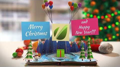 Best After Effects Templates -  Christmas Pop Up Book