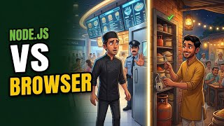 Node.js vs Browser — असली फ़र्क क्या है | Node.js Hindi Tutorial #3