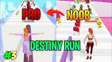Destiny Run 4K Gameplay On Android || Noob VS Pro