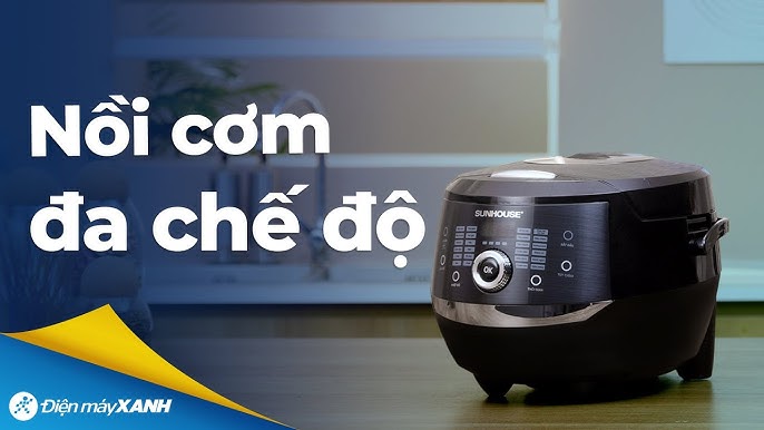 Hướng dẫn sử dụng và bảo quản nồi cơm điện Sunhouse