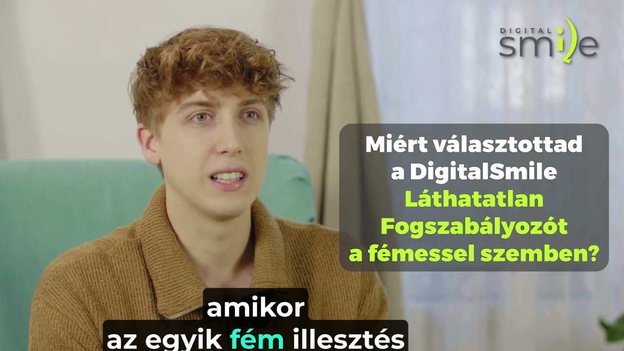 Csodás mosoly, kevesebb stressz: György Bendegúz mesél a DigitalSmile Láthatatlan Fogszabályozásáról