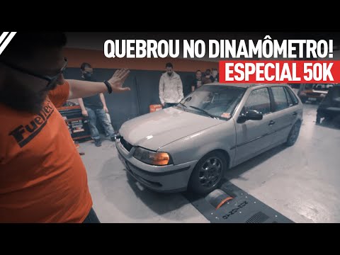 GOL TURBO QUEBROU NO DINAMÔMETRO - CHURRASCO ESPECIAL 50 MIL INSCRITOS ft. @ALTARPM