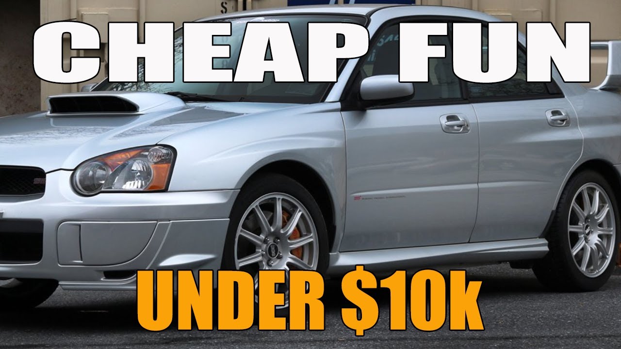 Top 5 Fast Cars Under 10,000 YouTube