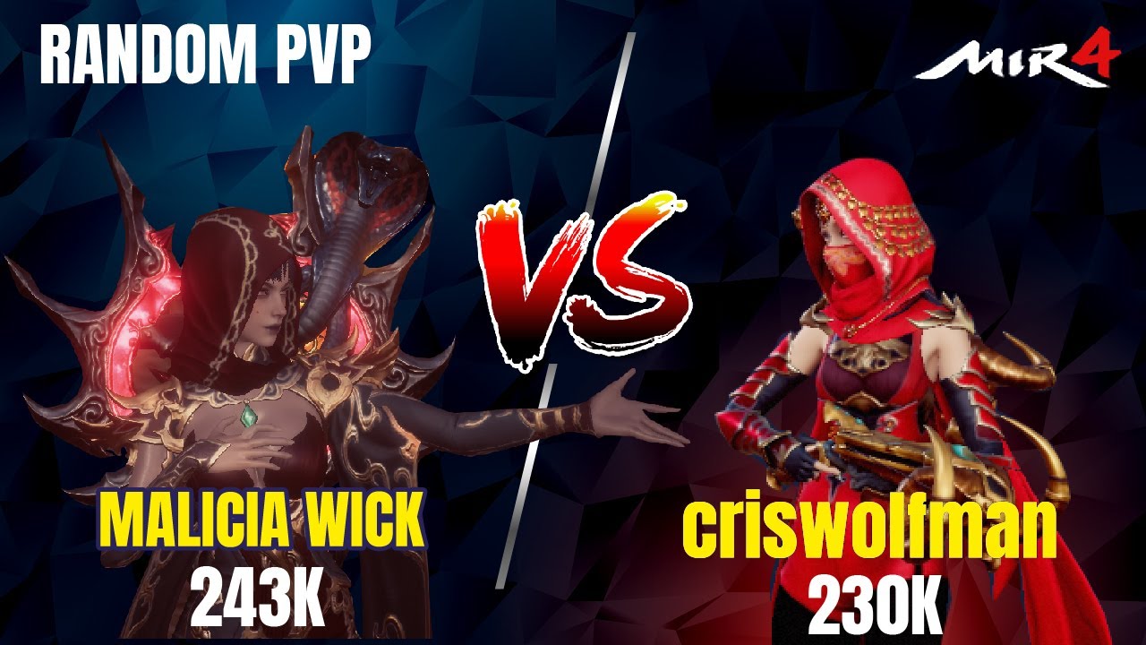 MIR4 - PVP NA1 32 Malicia Wick | Maga 243k vs criswolfman | Arbalist 