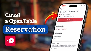 How to CANCEL a Reservation On OpenTable