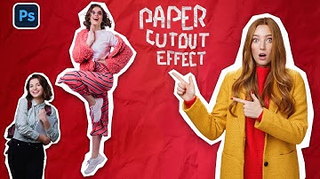 Create Paper Cutout Effect in Photoshop | Paper Cutout Effect | JZ Graphics