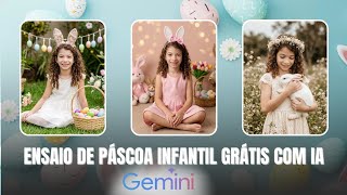 How to do a free children's Easter photoshoot with AI using your mobile phone/Gemini app. screenshot 3