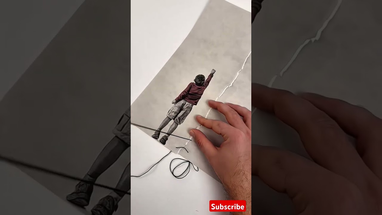 "Turning a Picture Into a Dark Story | Emotional Art Transformation"