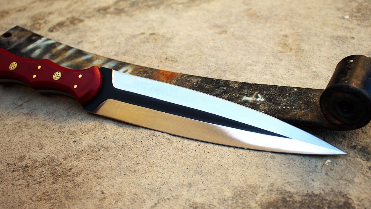 Making a Dagger from a Leaf Spring