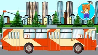 Пазл с Машинками - Троллейбус - Мультфильм для Детей - Собираем ПАЗЛ Пазл с Машинками - Троллейбус - Мультфильм для Детей - Собираем ПАЗЛ