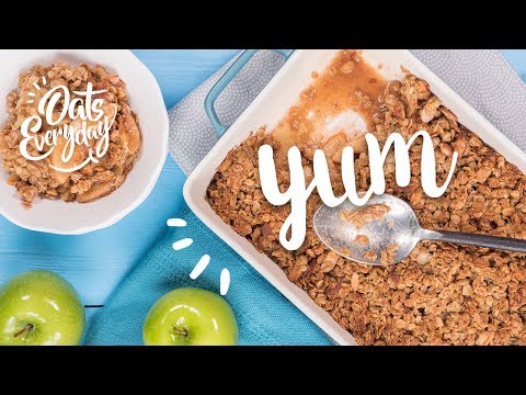 Nutty Oaty Apple Crisp