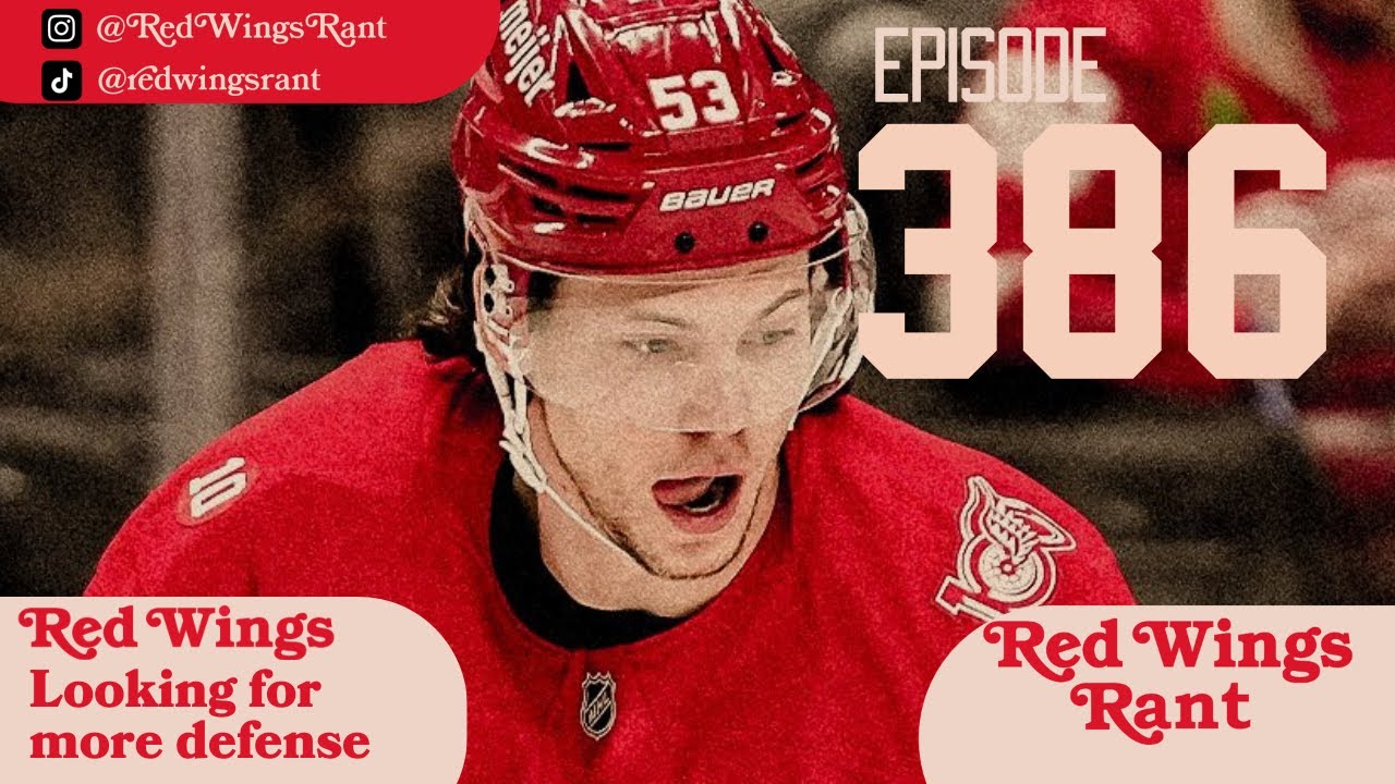 Edvinsson Out — What This Means for the Red Wings Deadline