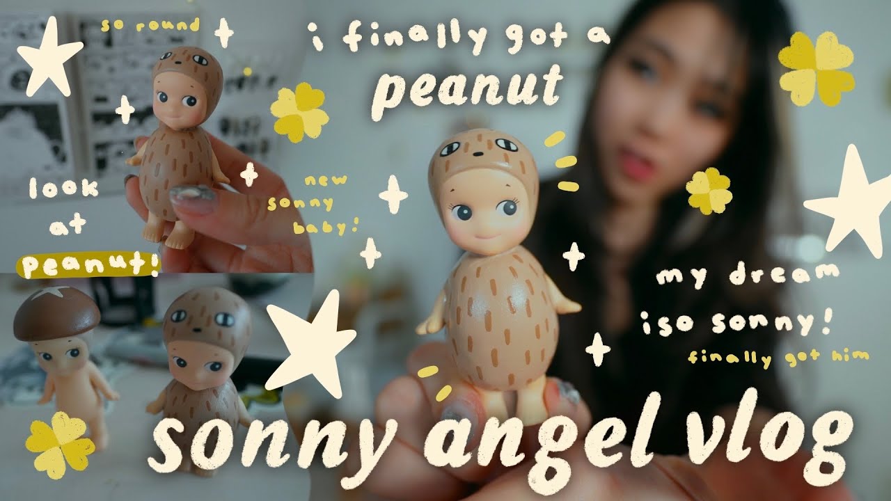CUSTOM SONNY ANGEL TUTORIAL PEANUT 🥜👼🏻  | Angel VLOG: Customizing My Dream Angel | Tiffany Weng