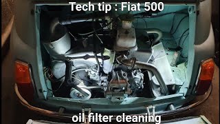 Tech tip: How to clean your Fiat 500 oil filter
