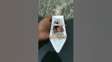 rc speedboat  homemade byme #rcboat #speed #experiment #diy #satisfying #dcmotor #propeller #testing