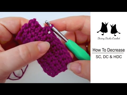 EASY Crochet Decrease Tutorial | SC, DC & HDC | Updated Version